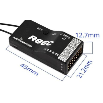 Odbiornik Radiomaster R86C V2 2.4ghz